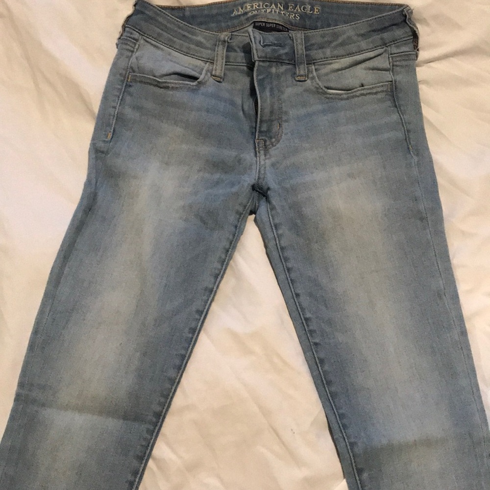 American Eagle size 4 short super stretch jeggings